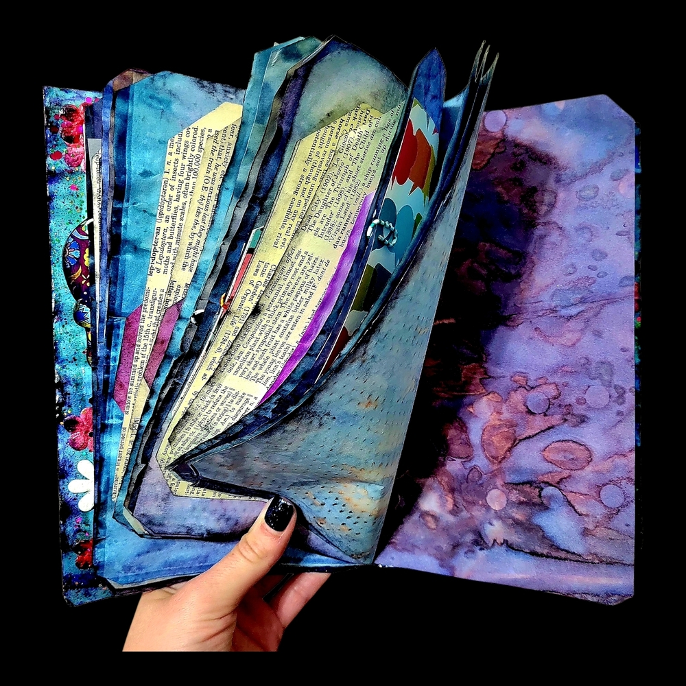 Grateful Dead Music Inspired Junk Journal Handmade Vintage Creative Notebook - Picture 5 of 13